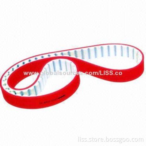 PU Timing Belts, Red Coated
